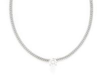 WHITE GOLD AND DIAMOND NECKLACE