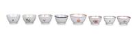 15 Chinese Export Porcelain Tea Bowls and Saucers