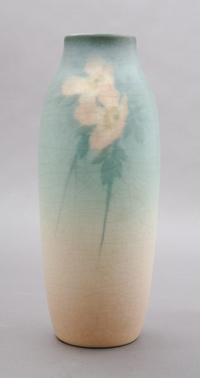 A Rookwood Vellum Glaze Pottery Vase, Edward Hurley, Height 9 1/2 inches.