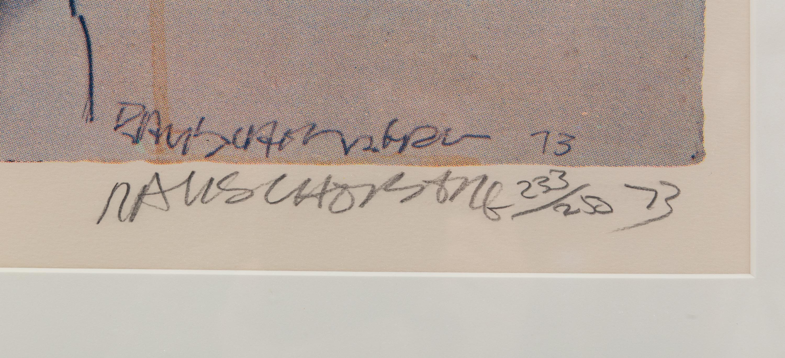 Robert Rauschenberg (American, 1925-2008) — Watermark , 1973