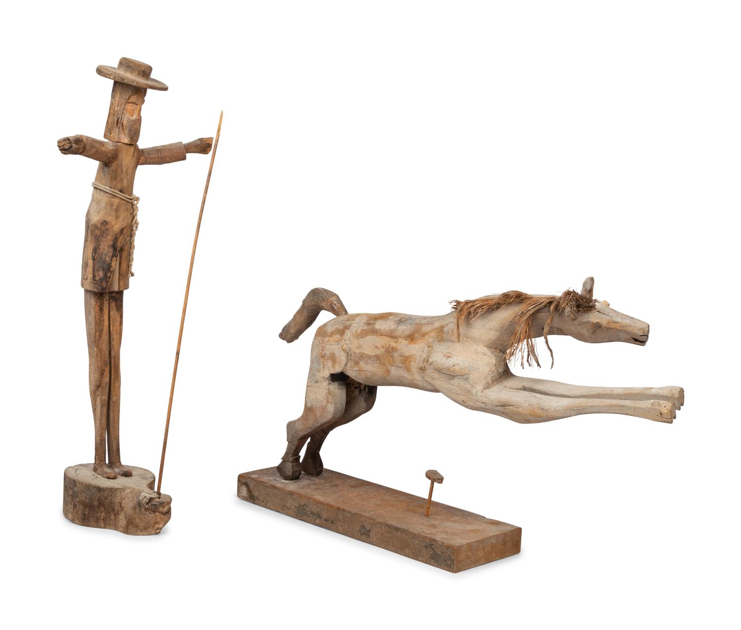 Don Quixote and Steed (two works)