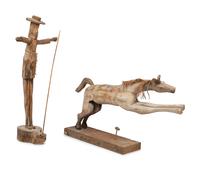 Don Quixote and Steed (two works)