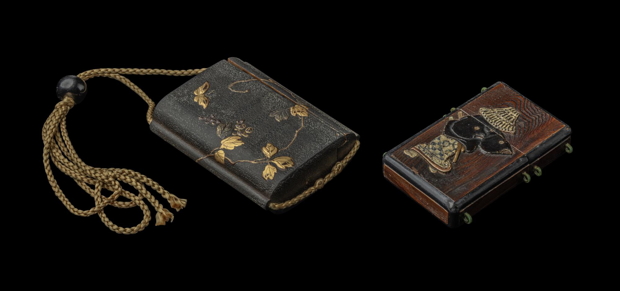Two Japanese Lacquered Inro