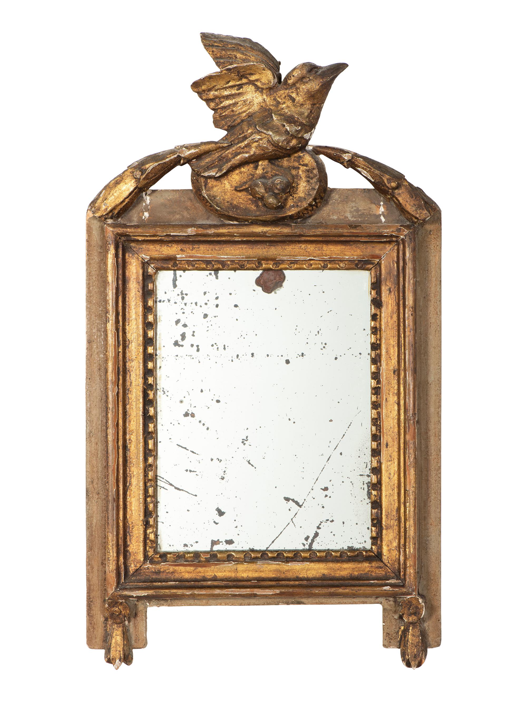 A Continental Giltwood Mirror