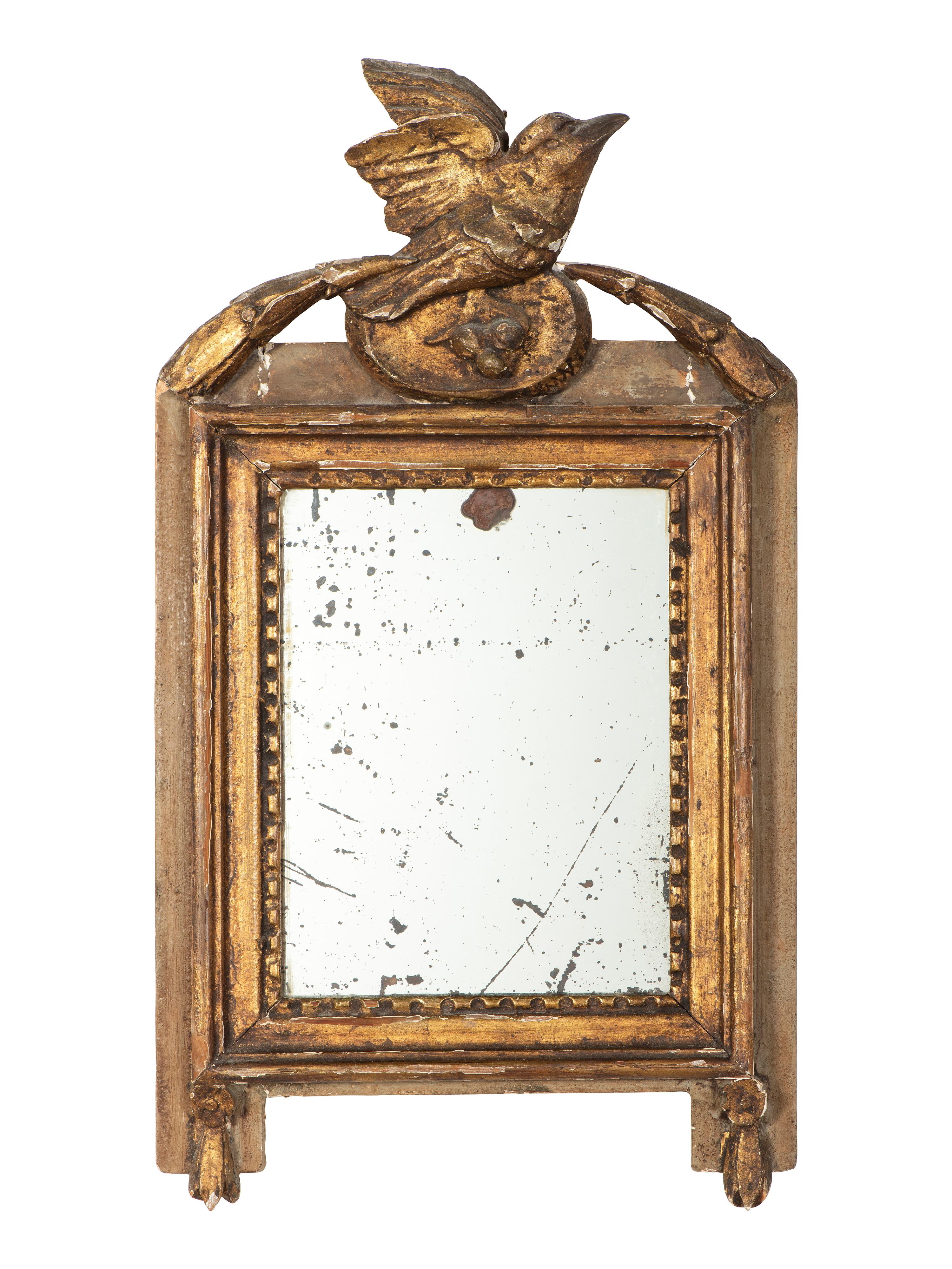 A Continental Giltwood Mirror