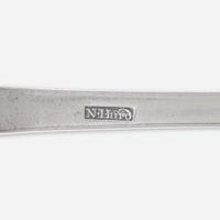 A silver tablespoon Nathaniel Hurd (1729-1777), Boston, MA, circa 1750