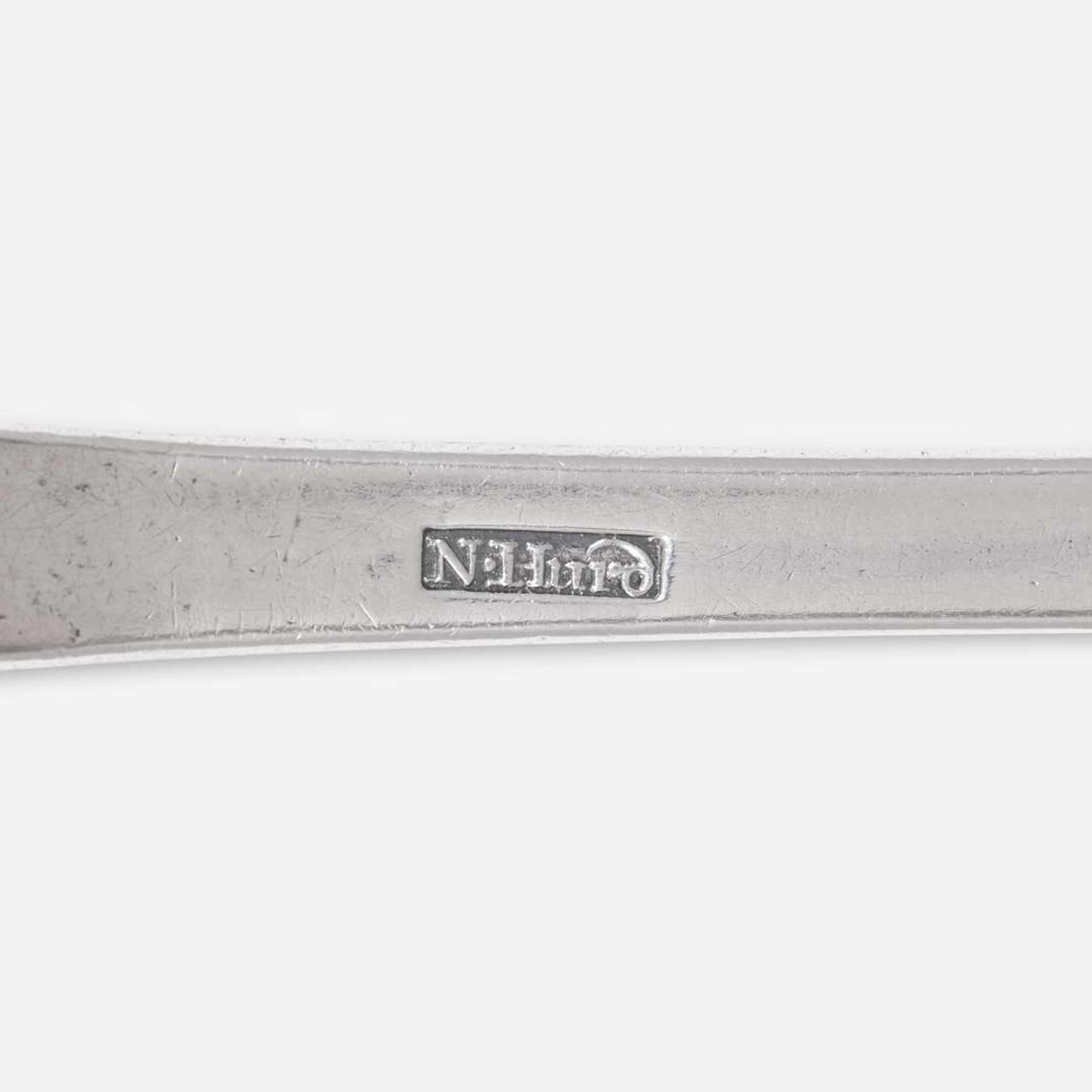 A silver tablespoon Nathaniel Hurd (1729-1777), Boston, MA, circa 1750