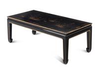 A Chinese Style Lacquered Low Table