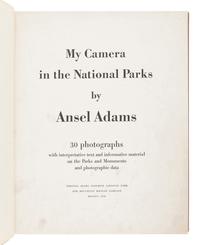 ADAMS, Ansel (1902-1984). My Camera in the National Parks . Boston: Virginia Adams, Yosemite National Park and Houghton Mifflin Company, 1950.