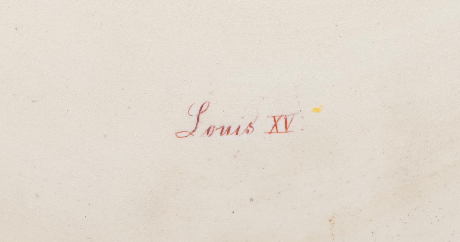 A Vienna Porcelain Charger Depicting Louis XVI
