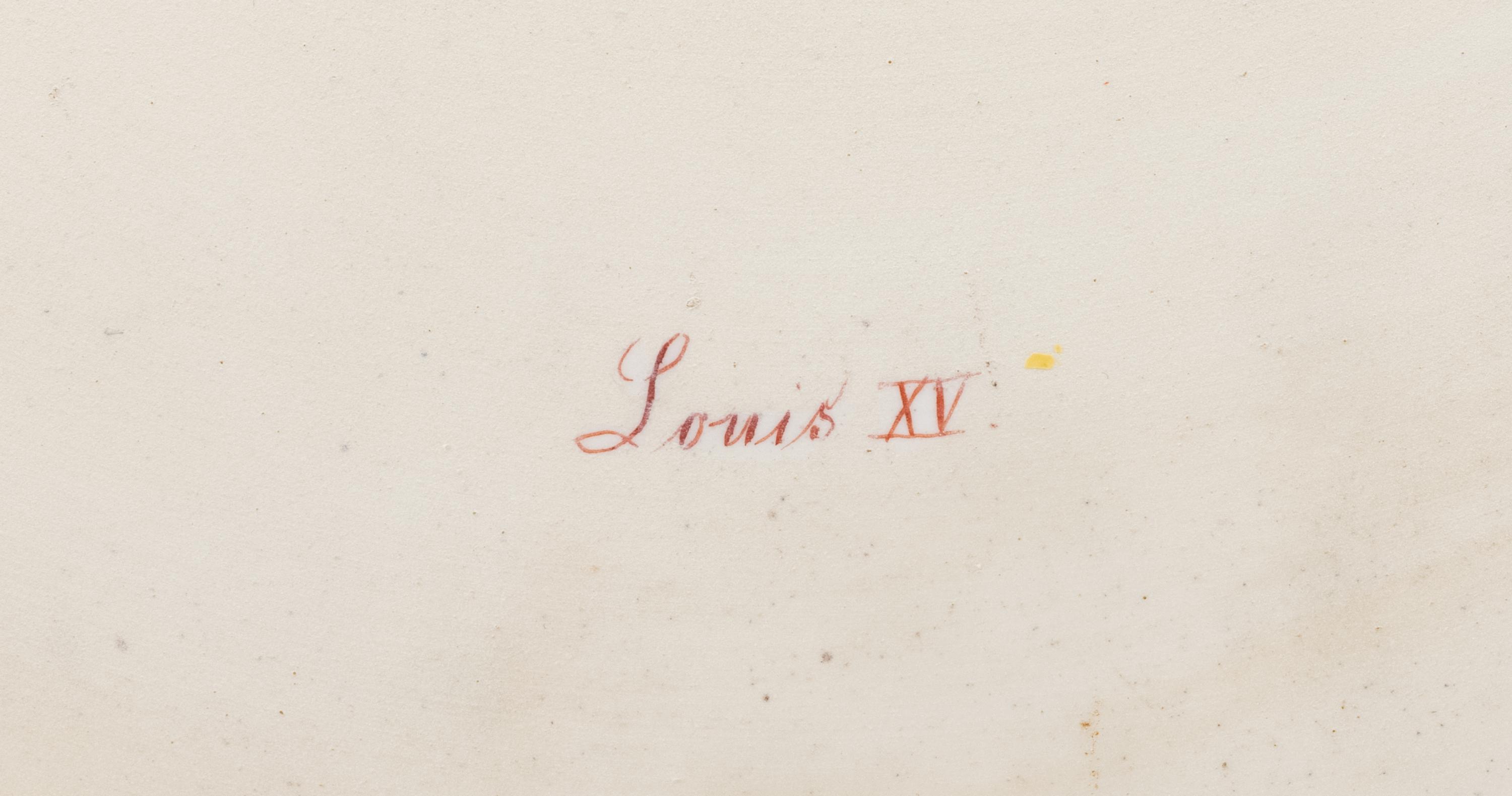 A Vienna Porcelain Charger Depicting Louis XVI