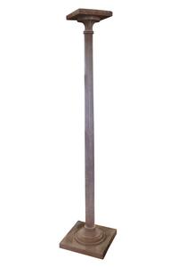 A Cast Iron Lamp Pole 15" W x 15" D x 72.5" H — United States, Circa 1900