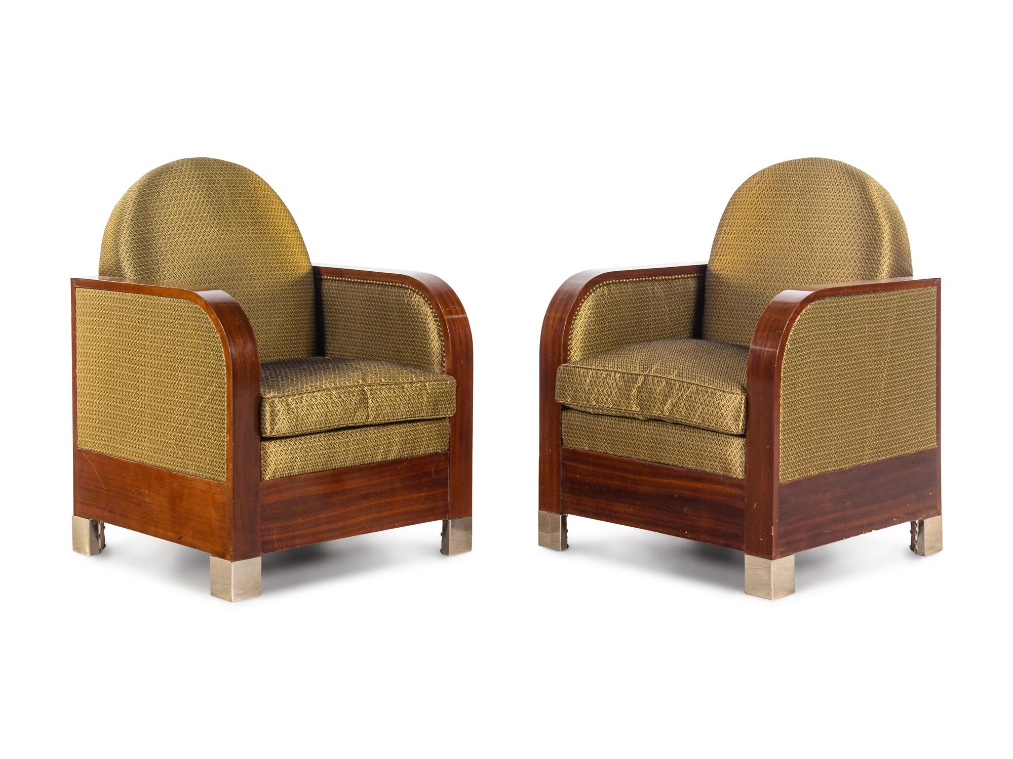Pair of Club Chairs