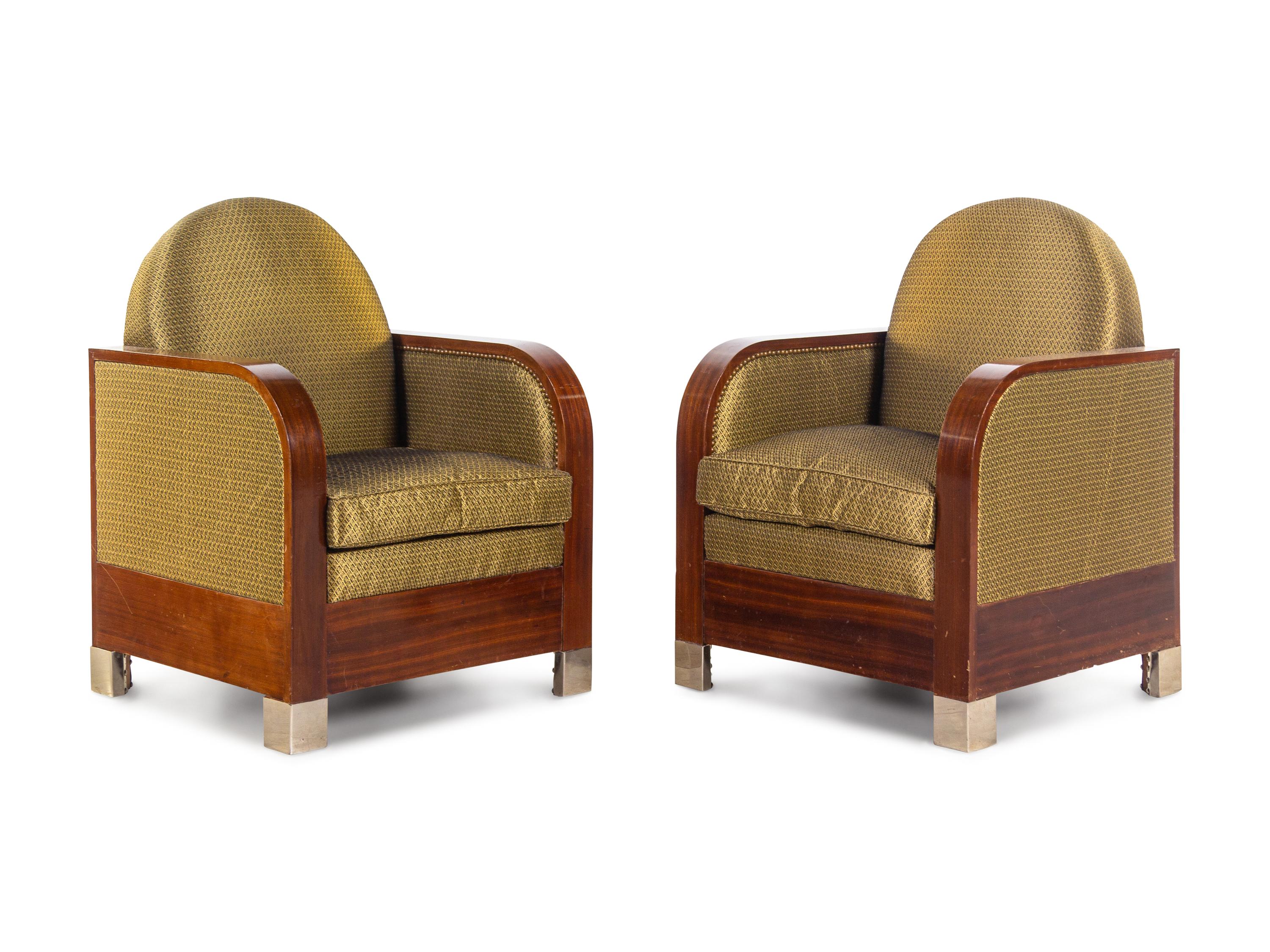 Pair of Club Chairs