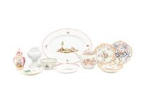 A Collection of Continental and English Porcelain Articles