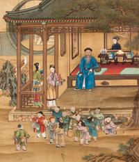 An Ink and Color Painting on Silk — 18TH/19TH CENTURY