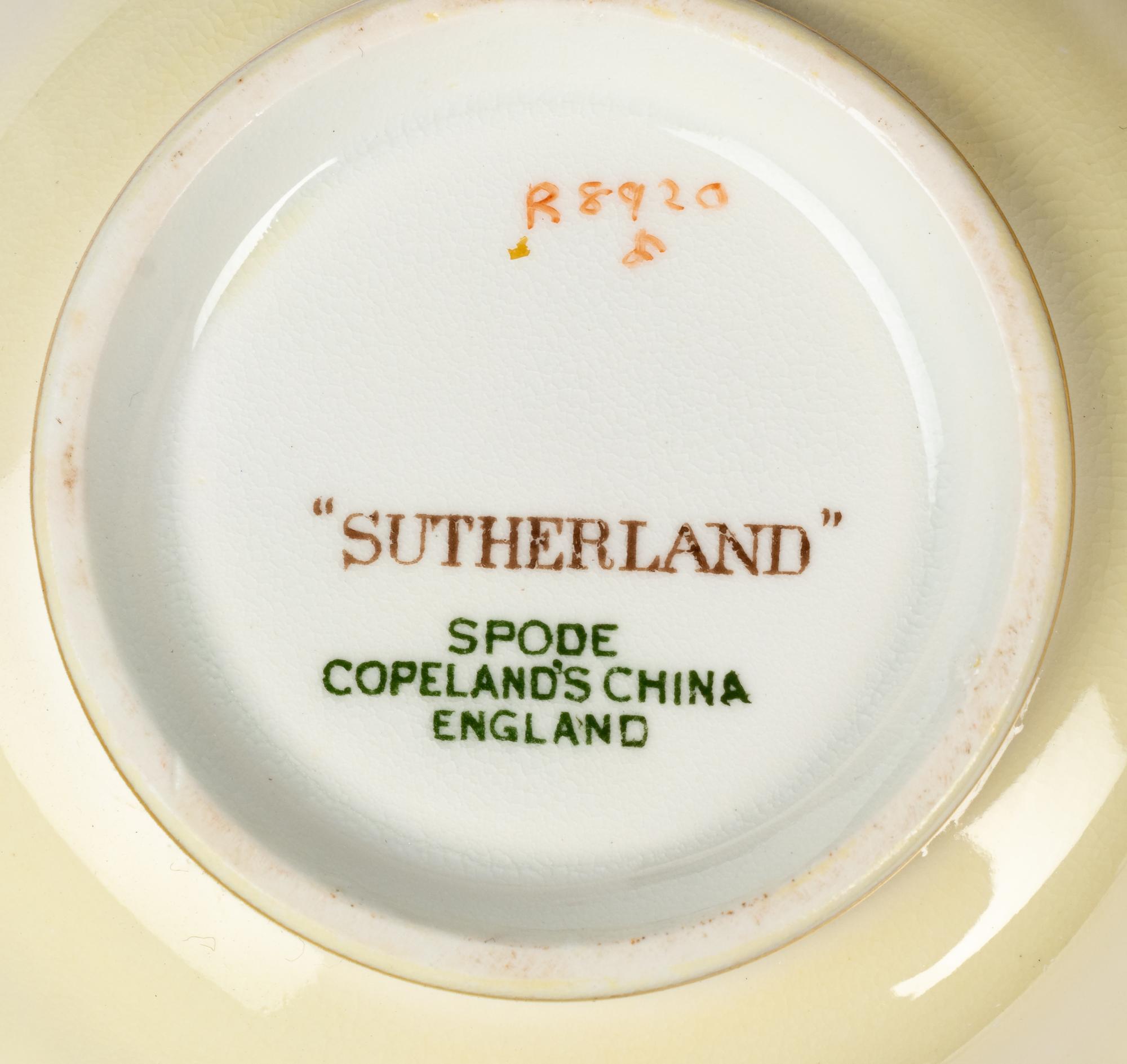 A Spode Sutherland Porcelain Dinner Service