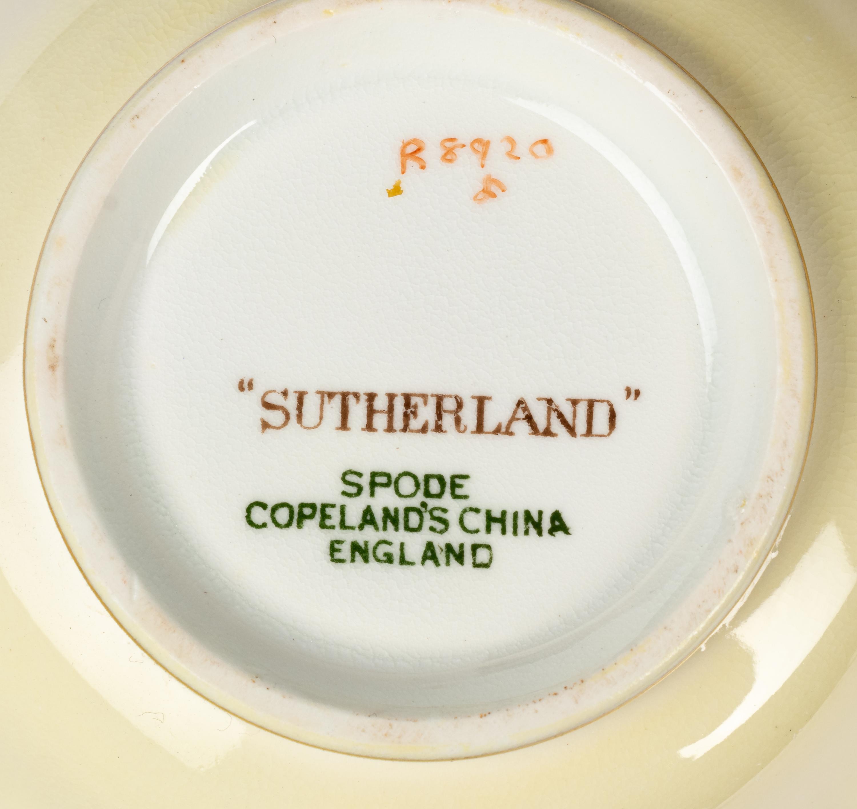 A Spode Sutherland Porcelain Dinner Service