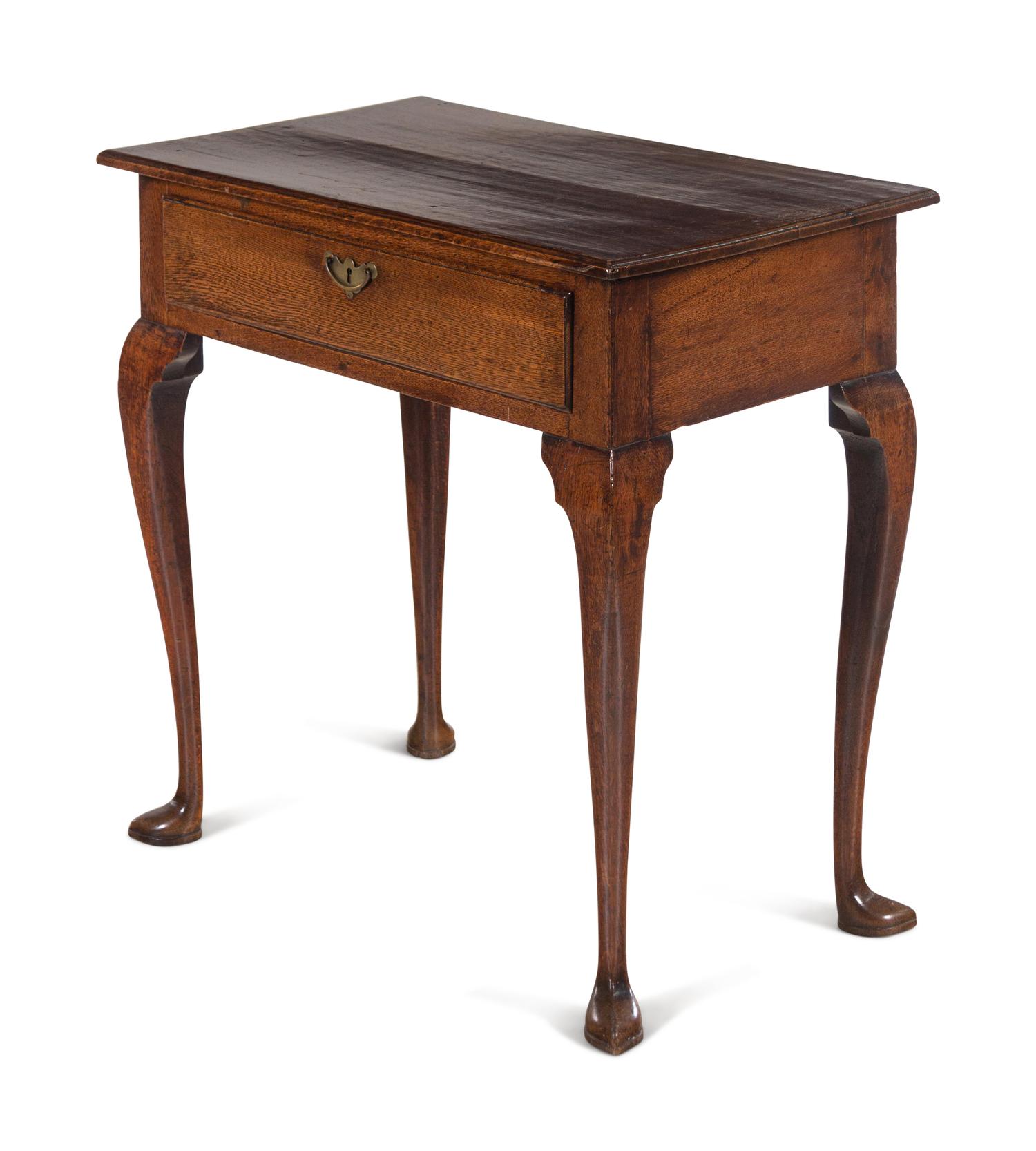 A George I Oak Dressing Table