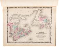 [ATLASES]. JOHNSON, A.J. and J.H. COLTON. Johnson's New Illustrated (Steel Plate) Family Atlas, with Descriptions, Geographical, Statistical, and Historical . New York: Johnson and Ward, 1862.