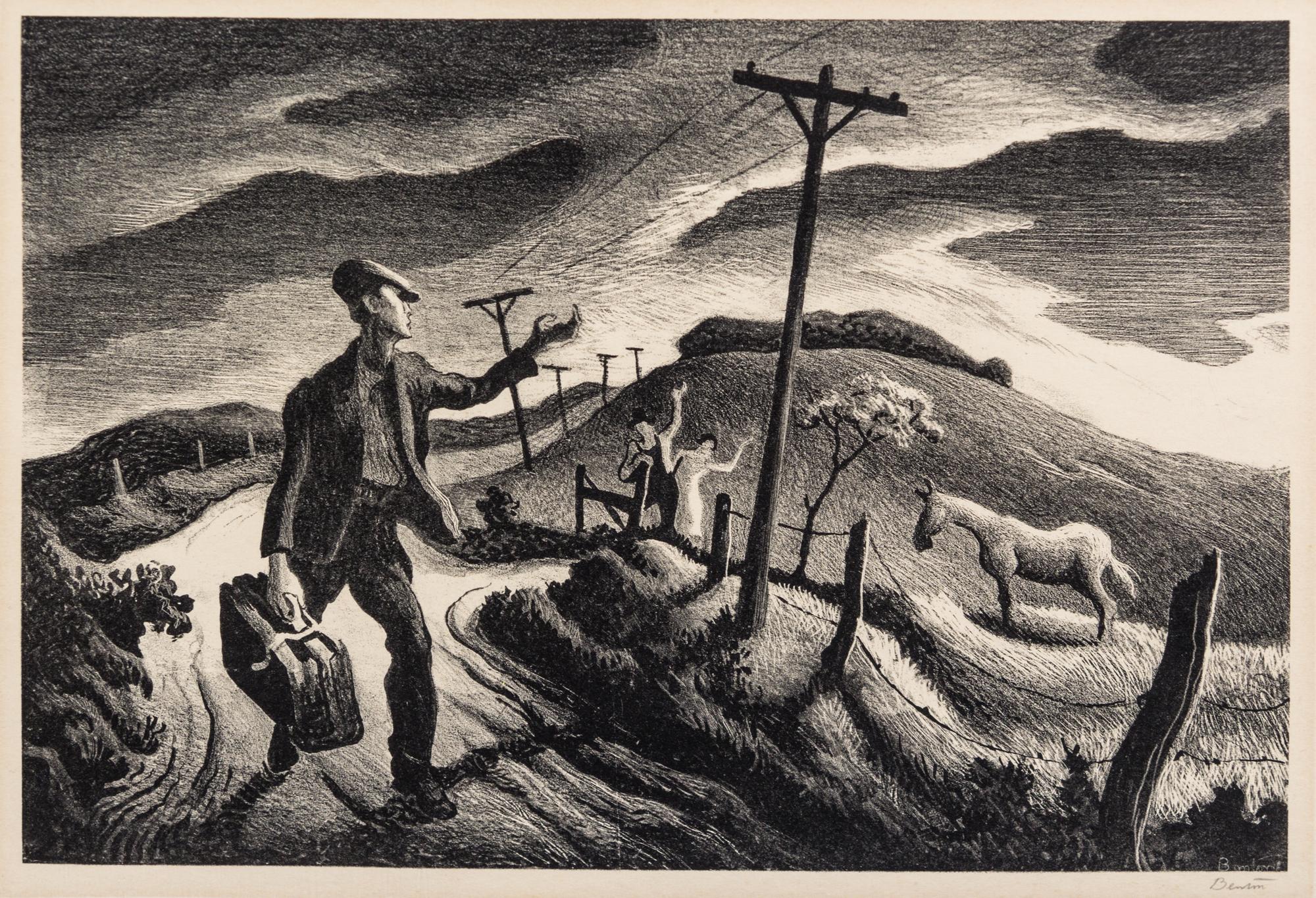 Thomas Hart Benton, (American, 1889-1975), The Boy, 1948