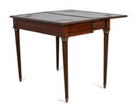 A Russian Neoclassical Style Brass-Mounted Mahogany Games Table — 19TH CENTURY