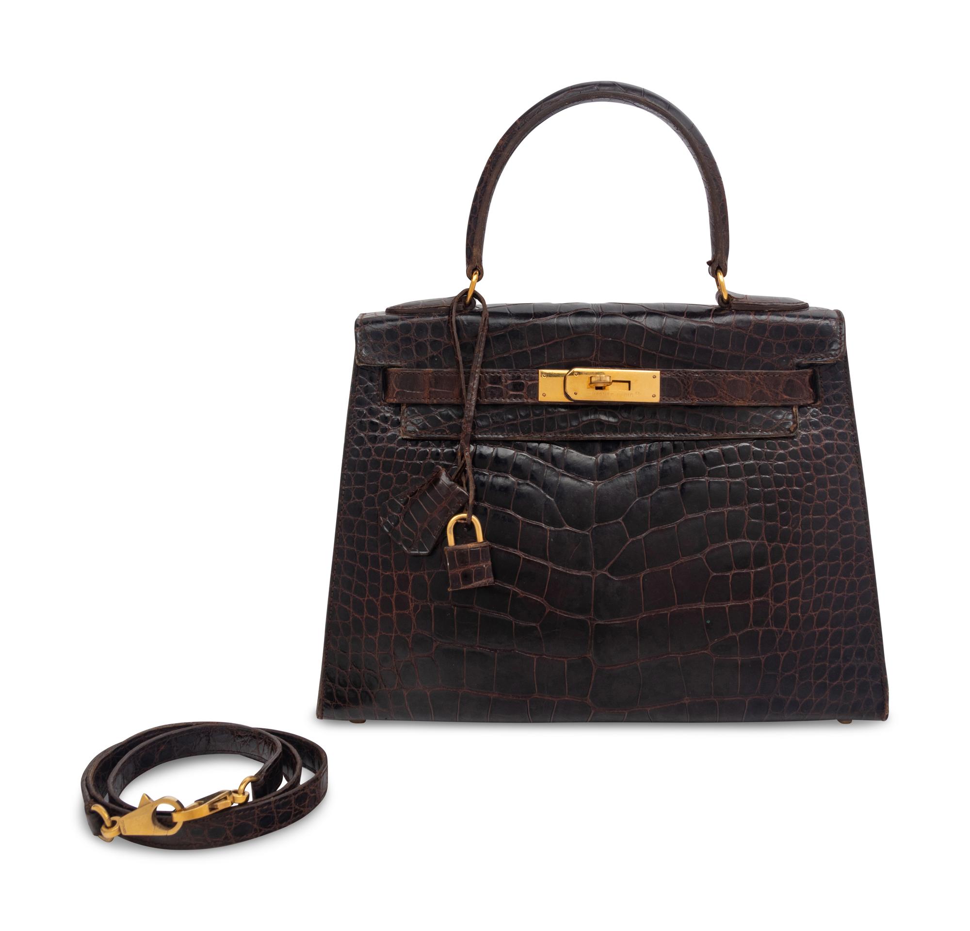 HERMÈS, CROCODILE KELLY 28