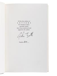 BARTH, John (b. 1930). A group of 3 works by Barth, ALL FIRST EDITIONS, ALL SIGNED OR INSCRIBED, comprising: