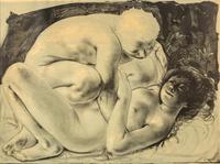 Embracing Couple