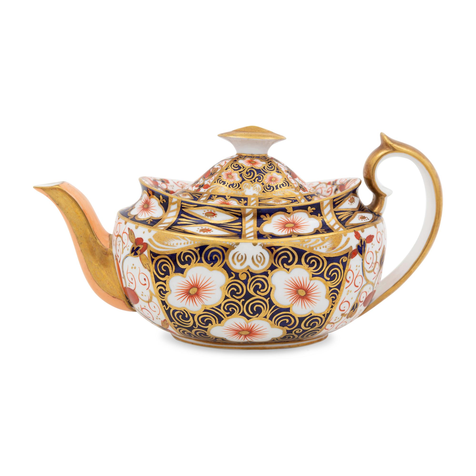 A Royal Crown Derby Imari Porcelain Part Tea Service