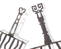 Two Small Wrought Iron Gridirons, Northern European, 18th Century