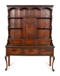 A George III Oak Welsh Cupboard
