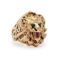 Yellow Gold Lion Ring