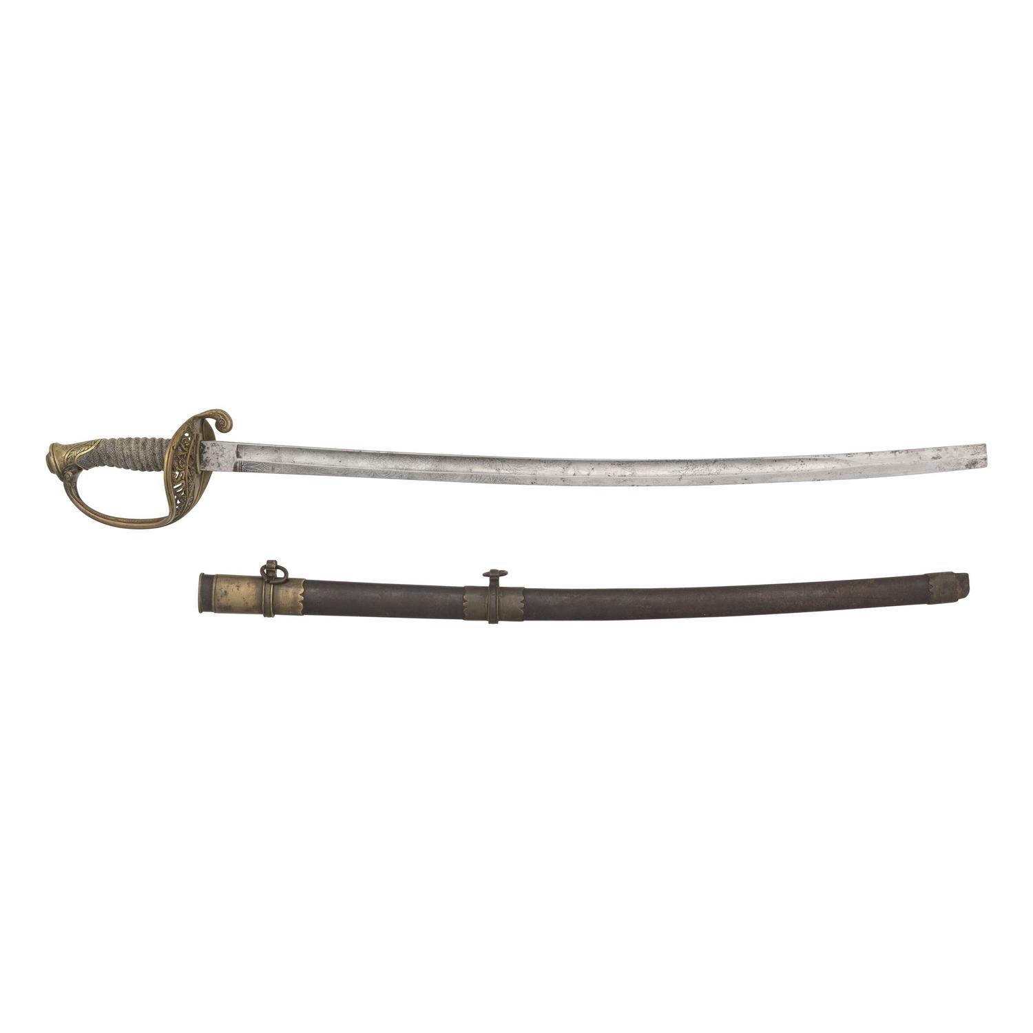 Schuyler, Hartley & Graham Model 1850 Staff & Field Officers Sword Presented to Maj. (Col.) Philo Buckingham - 20th CT Infantry