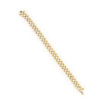 Diamond and Yellow Gold Bracelet