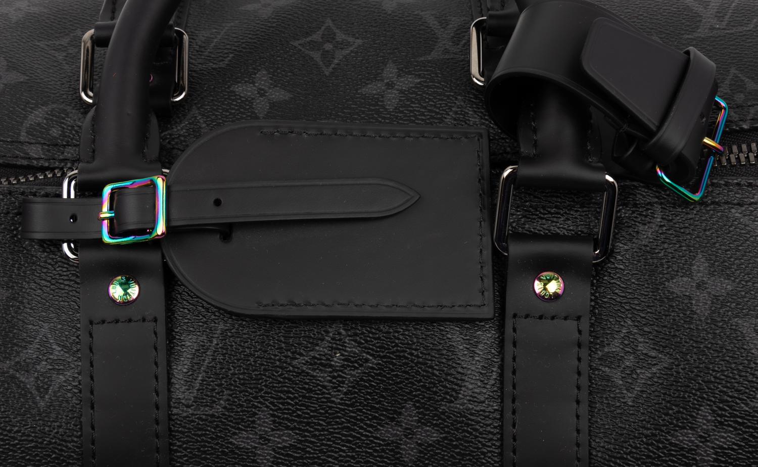 Louis Vuitton Keepall Bandoulière 45 in Monogram Eclipse Canvas, Flash Fragment, Fujiwara X Fragment, Fall Winter 2017