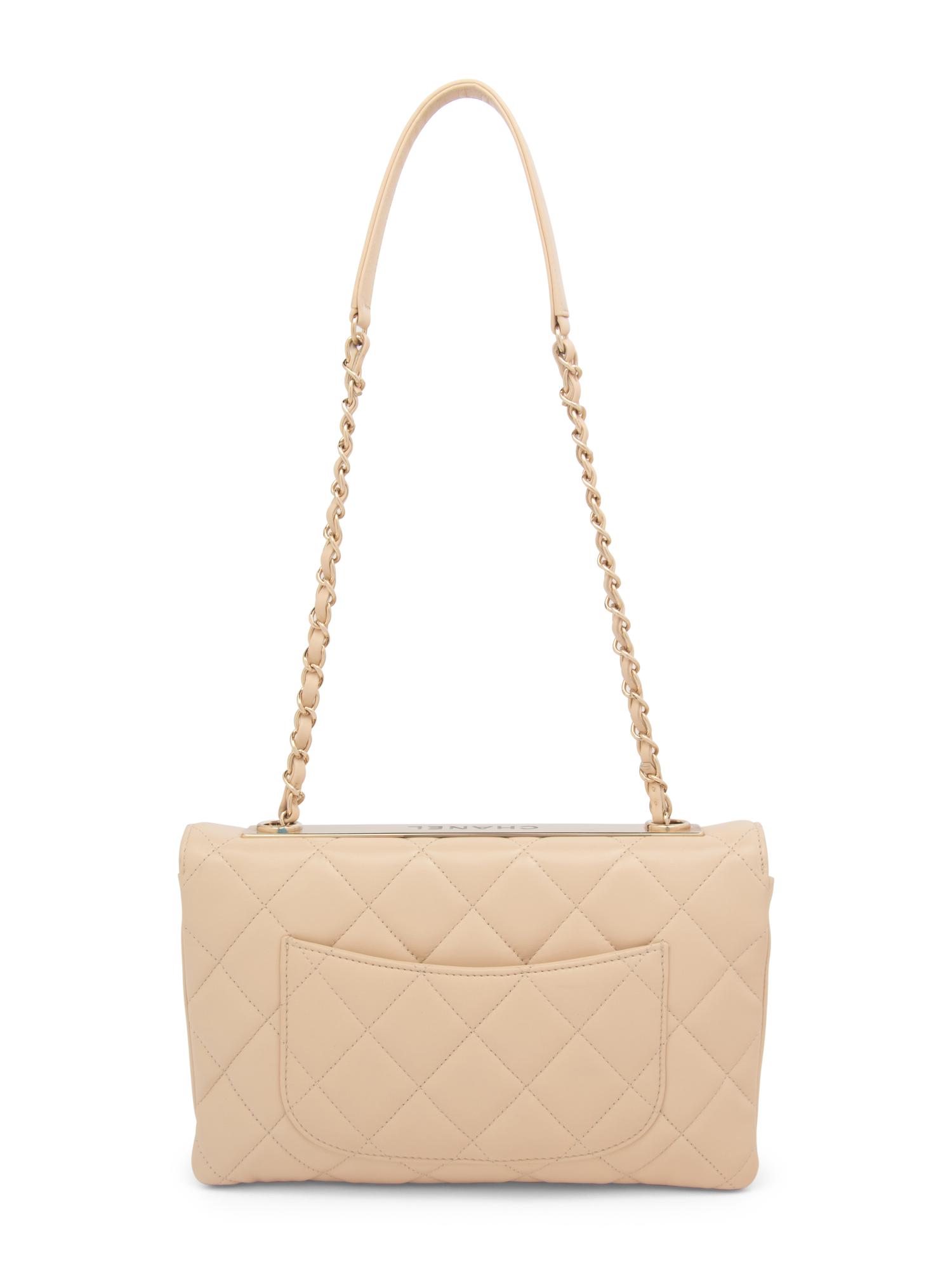 CHANEL TRENDY SHOULDER BAG IN QUILTED LAMBSKIN