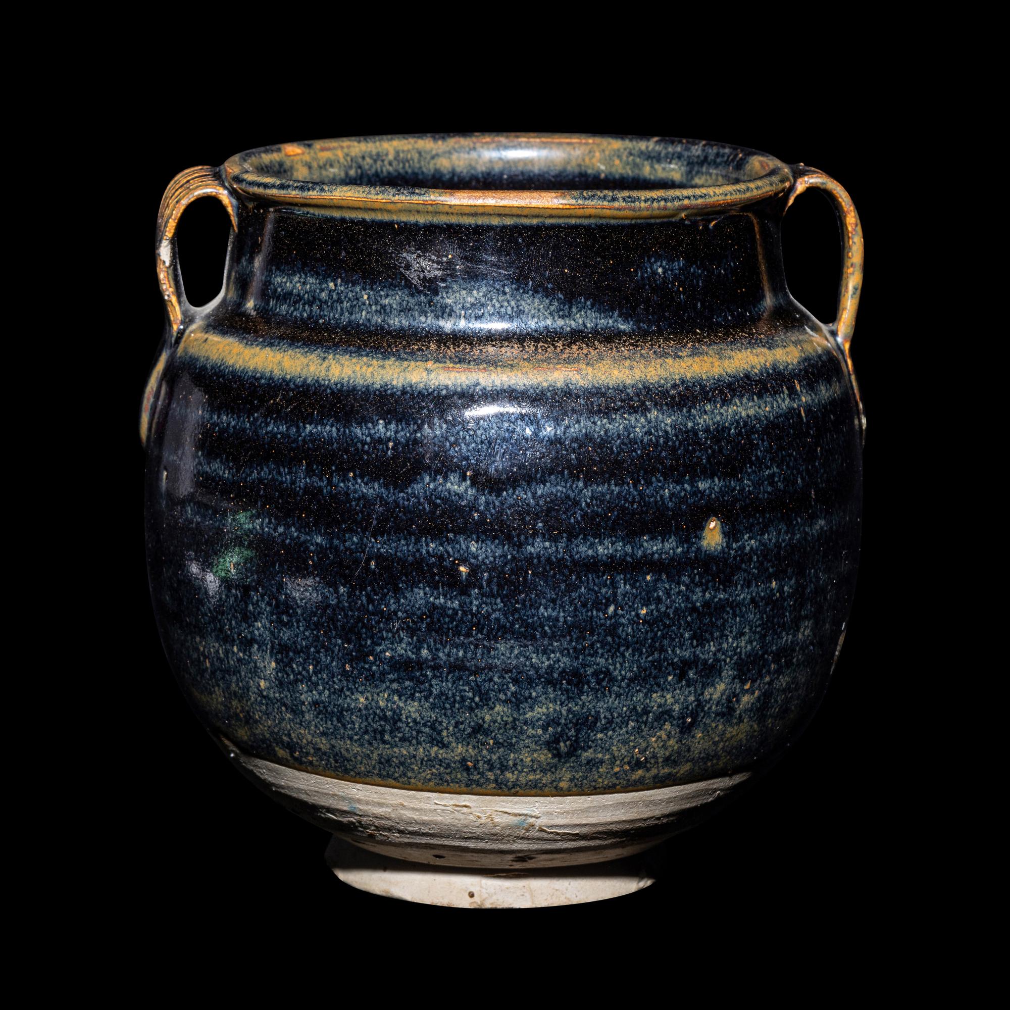 A Chinese Black Glazed Jar