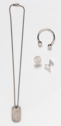 A Collection of Sterling Silver Jewelry, 42.30 dwts.