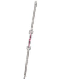 WHITE GOLD, RUBY AND DIAMOND BRACELET