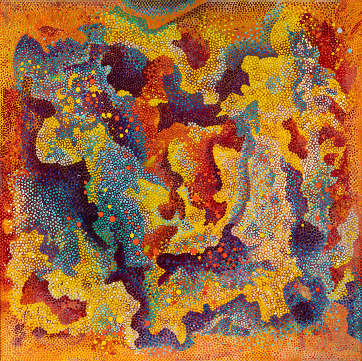 The Illusion of Red, Yellow and Blue in Space No. 2 , 1975