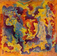 The Illusion of Red, Yellow and Blue in Space No. 2 , 1975