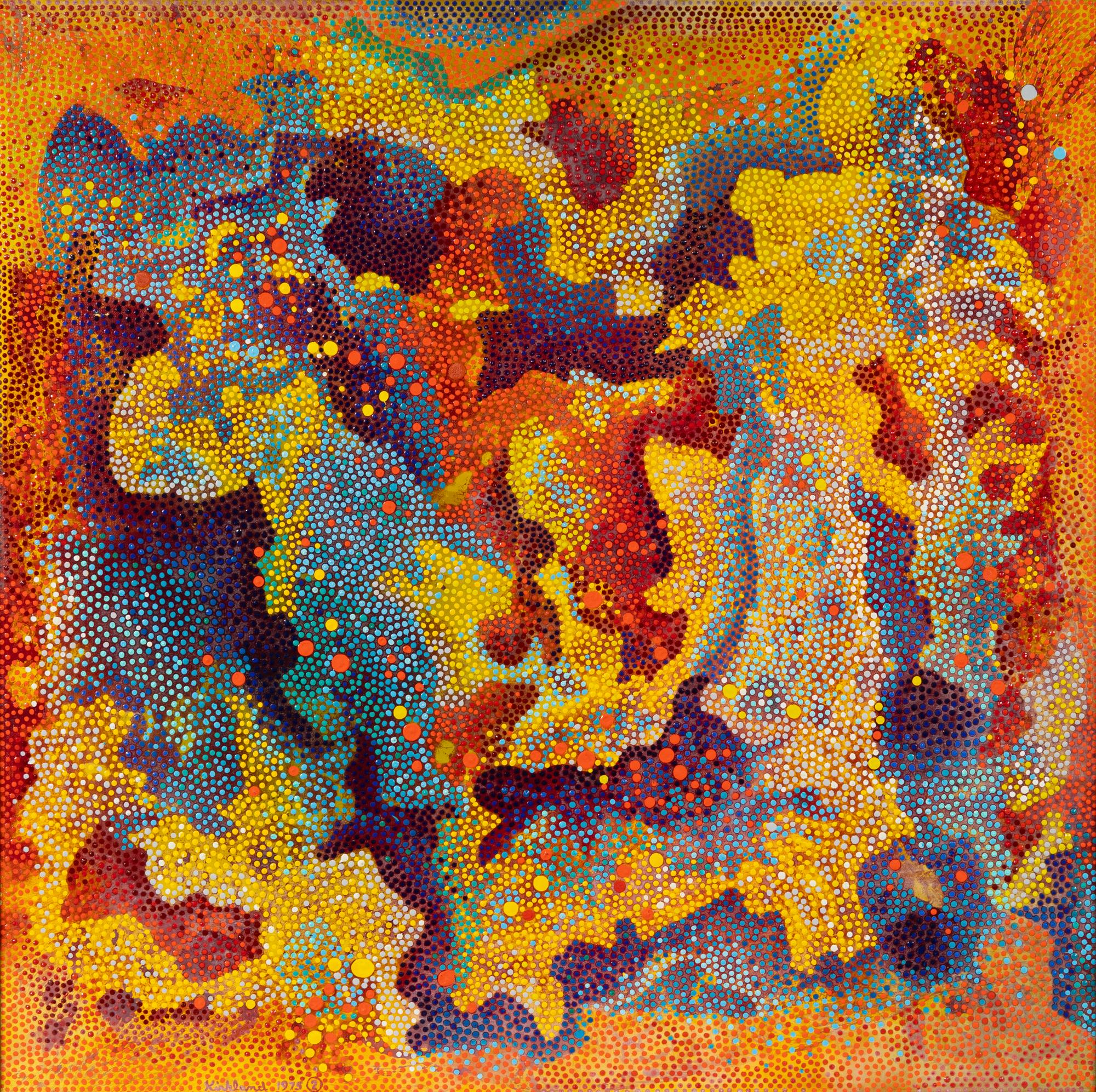 The Illusion of Red, Yellow and Blue in Space No. 2 , 1975