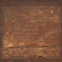 Small Chippendale mahogany looking glass bearing printed label of John Elliott, Jr., Philadelphia, PA, 1784-179
