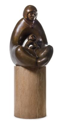 Allan Houser, (American, 1914-1994), Mother and Child, 1991