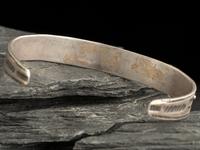 Navajo Silver and Turquoise Cuff Bracelet