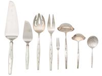 An American Silver Flatware Service