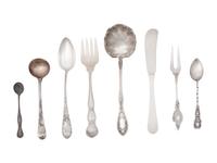 A Large group of Miscellaneous American Silver Flatware
