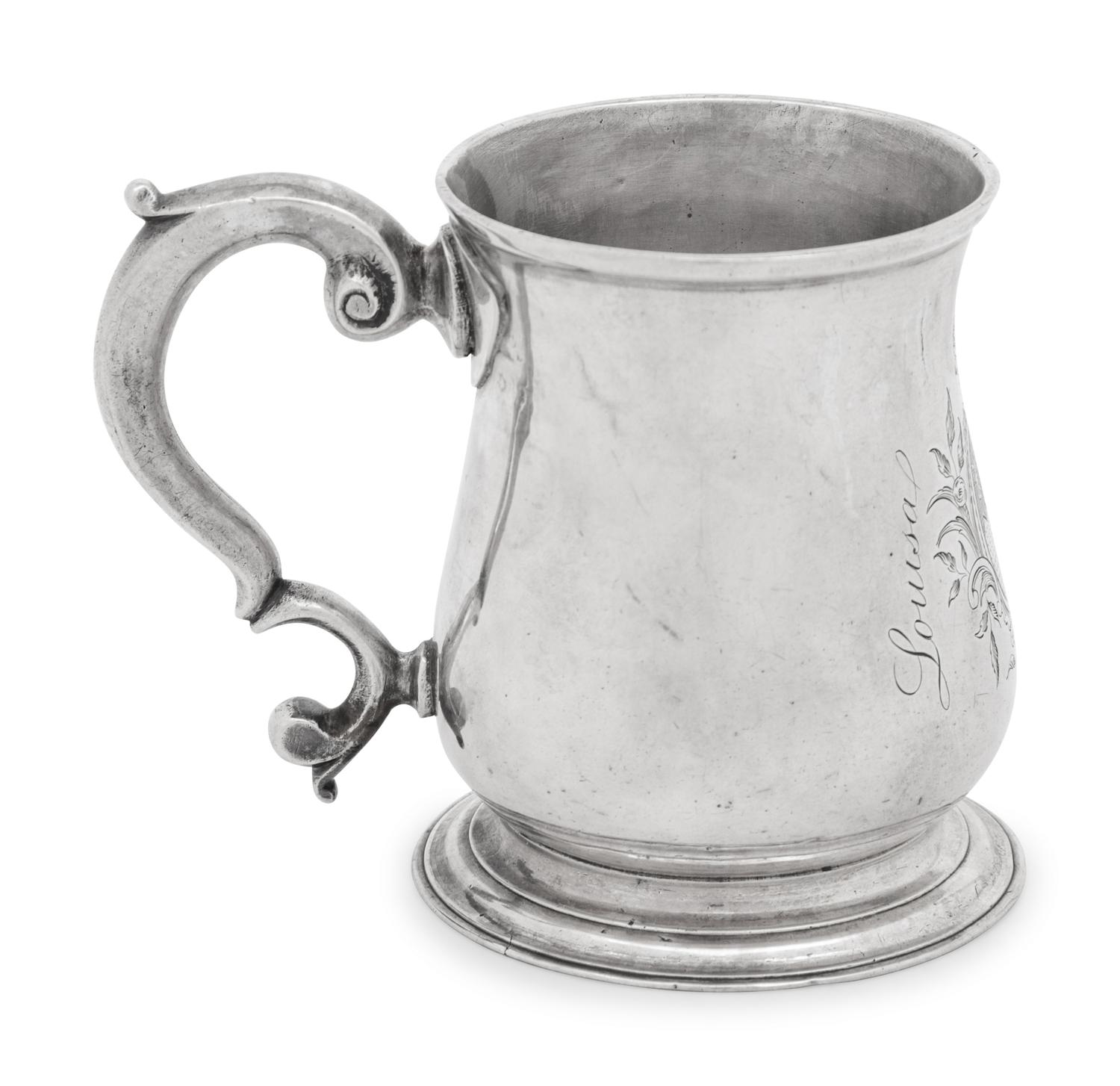 A George II Silver Cann