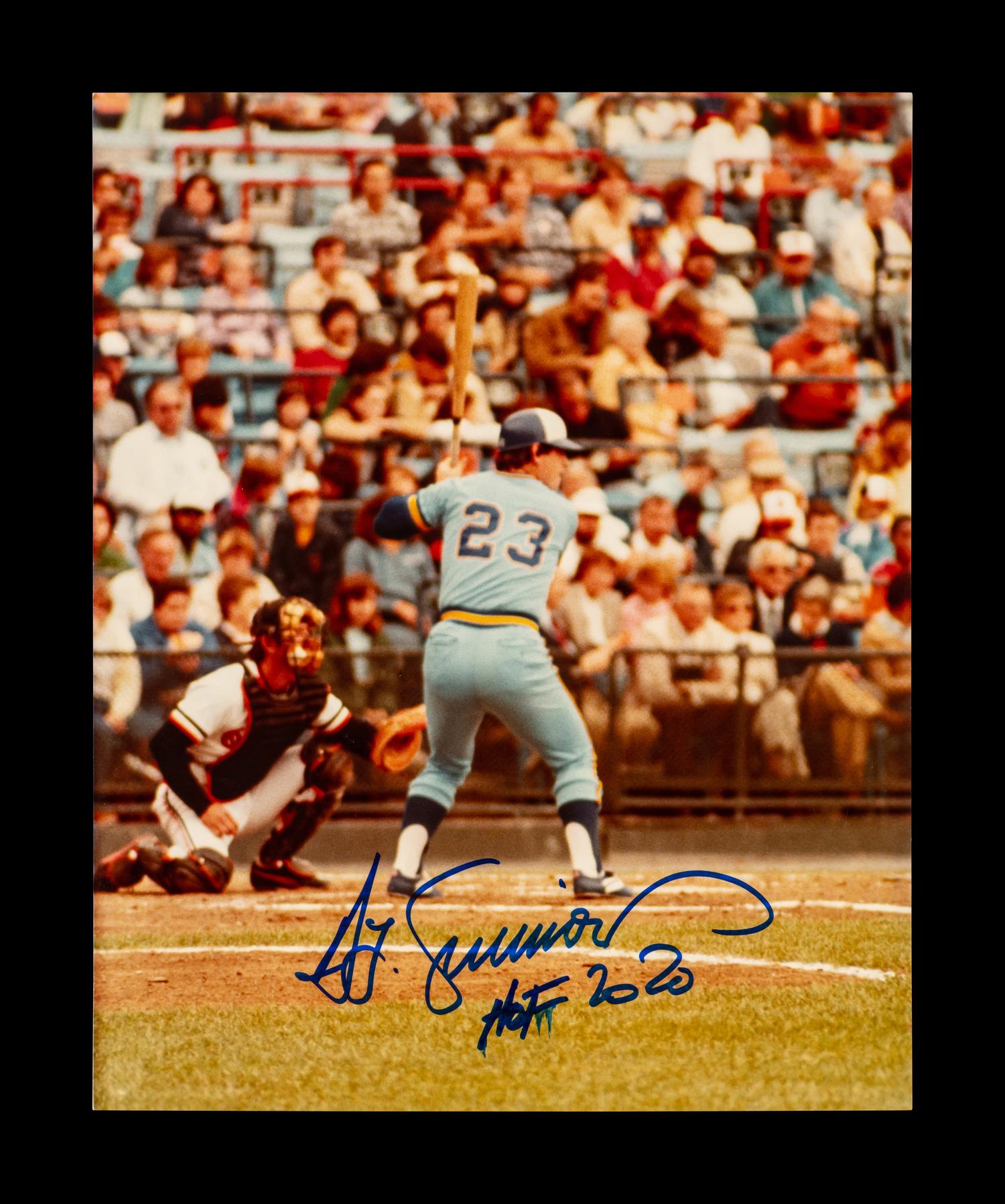 **** REMAINING ITEMS NOW OFFERED IN 376988/26 **** **** BASEBALL CARDS FROM THIS GROUP NOW BEING OFFERED IN #376988/5 *** A Group of 20 Hall of Fame Ted Simmons Signed Autograph Items